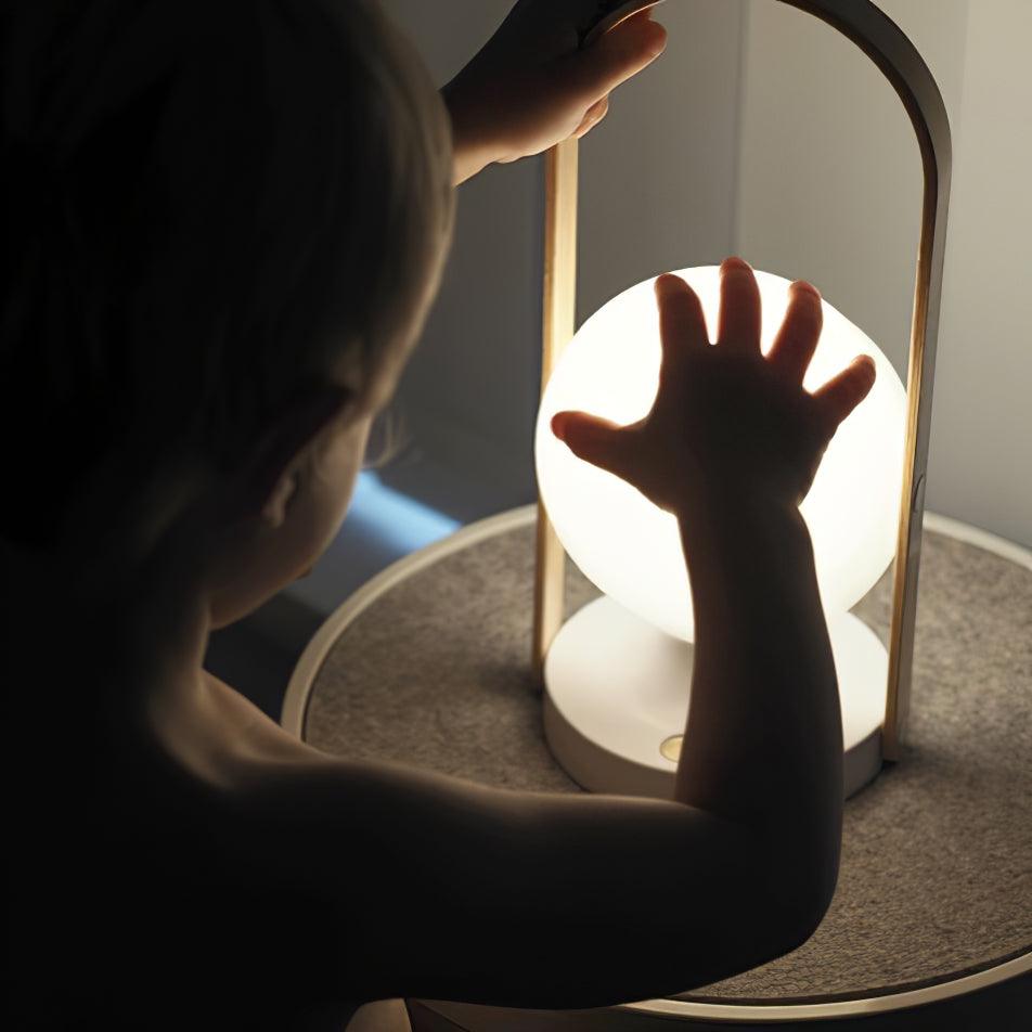 Faren Handle Rechargeable Lantern Lamp — product, finish and specification view 6
