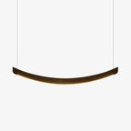 Felix Crescent Wood LED Pendant Light - product view 1
