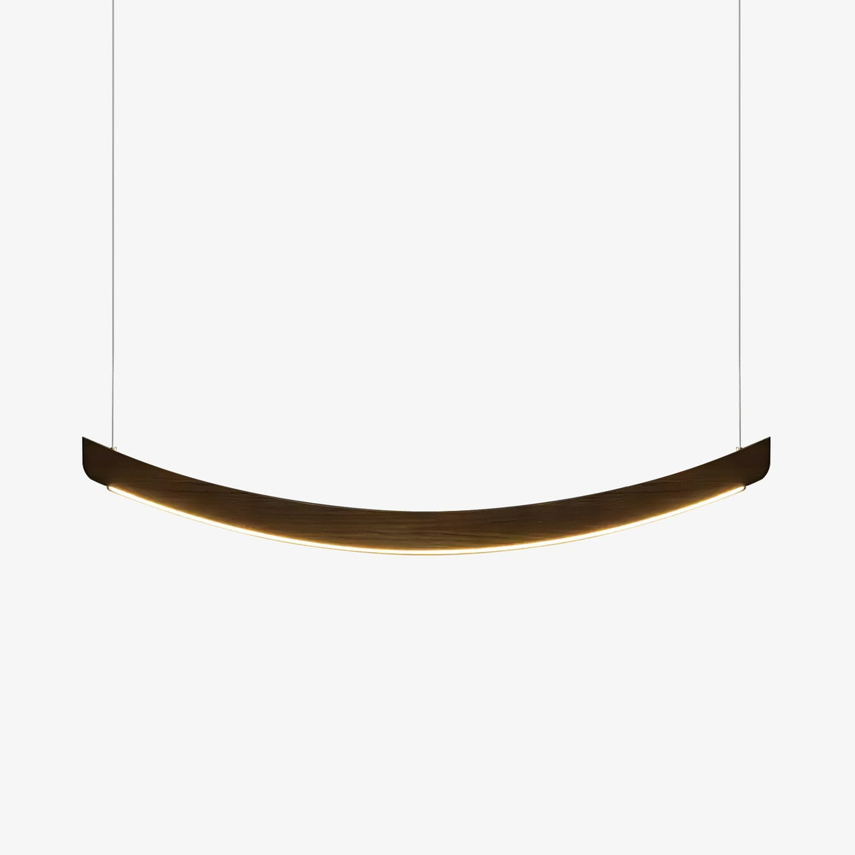 Felix Crescent Wood LED Pendant Light - product view 1
