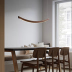 Felix Crescent Wood LED Pendant Light - product view 3