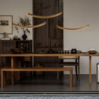 Felix Crescent Wood LED Pendant Light - product view 10