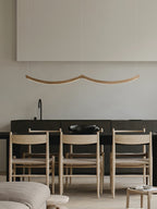Felix Crescent Wood LED Pendant Light - product view 12