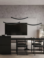 Felix Crescent Wood LED Pendant Light - product view 14
