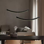 Felix Crescent Wood LED Pendant Light - product view 17