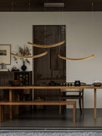 Felix Crescent Wood LED Pendant Light - product view 22
