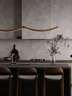 Felix Crescent Wood LED Pendant Light - product view 25