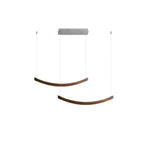 Felix Crescent Wood LED Pendant Light - product view 34