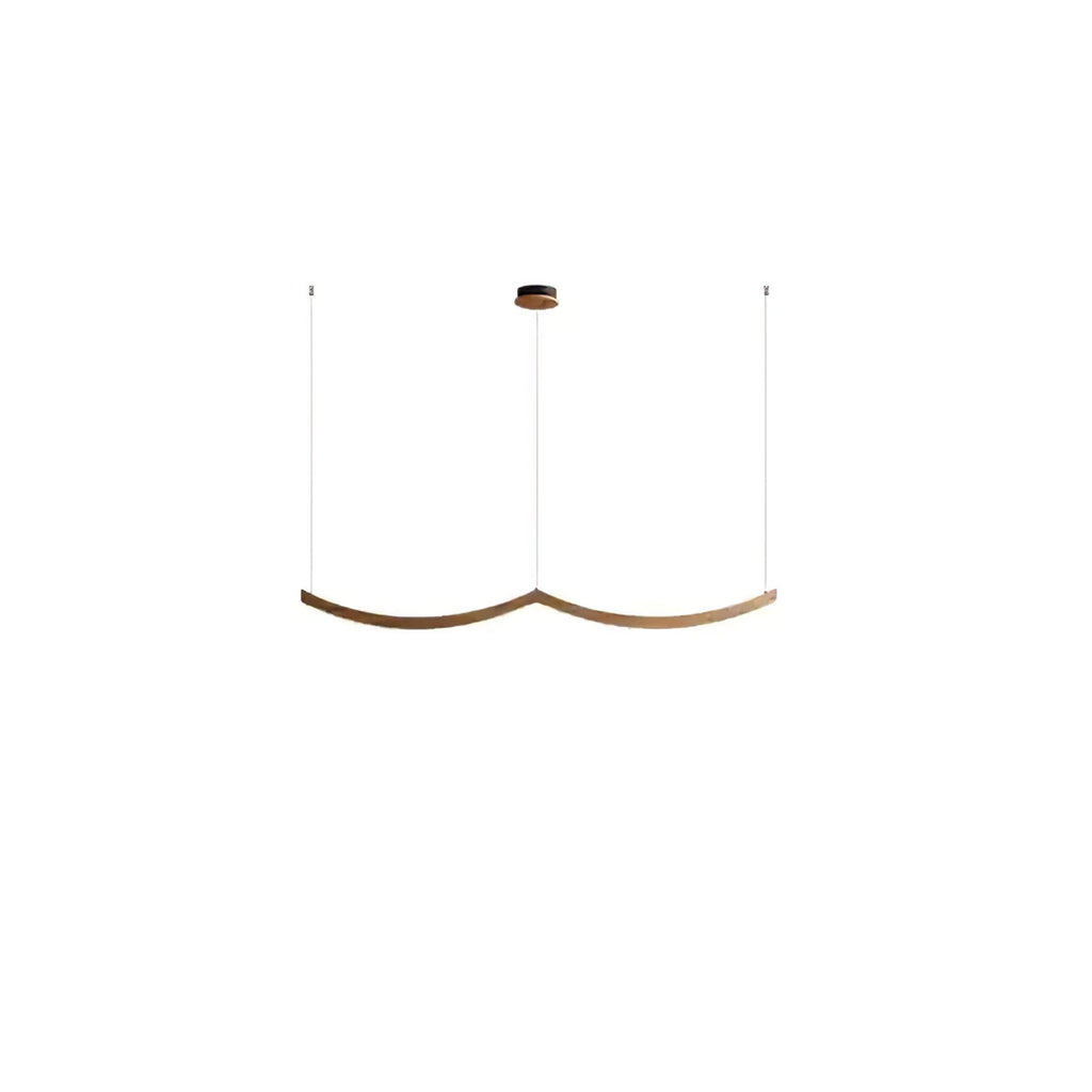 Felix Crescent Wood LED Pendant Light - product view 36