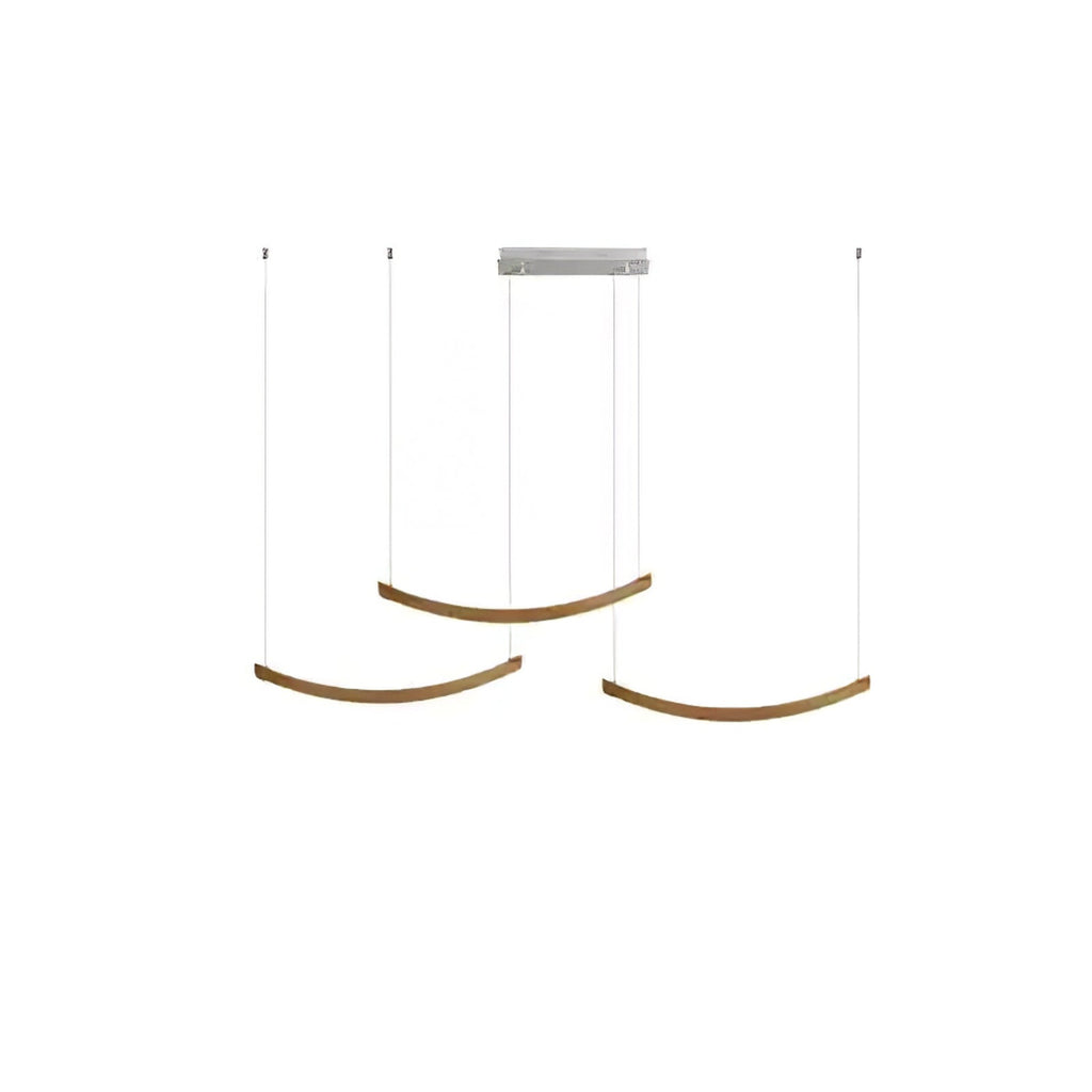Felix Crescent Wood LED Pendant Light - product view 40