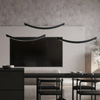 Felix Crescent Wood LED Pendant Light - product view 46