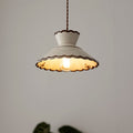 Festonia Pendant Light — White & Brown