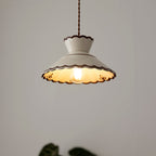 Festonia Pendant Light — White & Brown