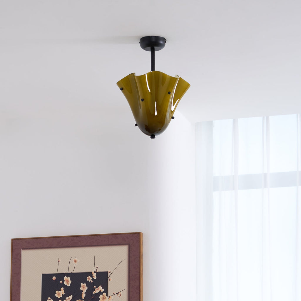 Fiorelle Bloom Glass Ceiling Light — product detail 10