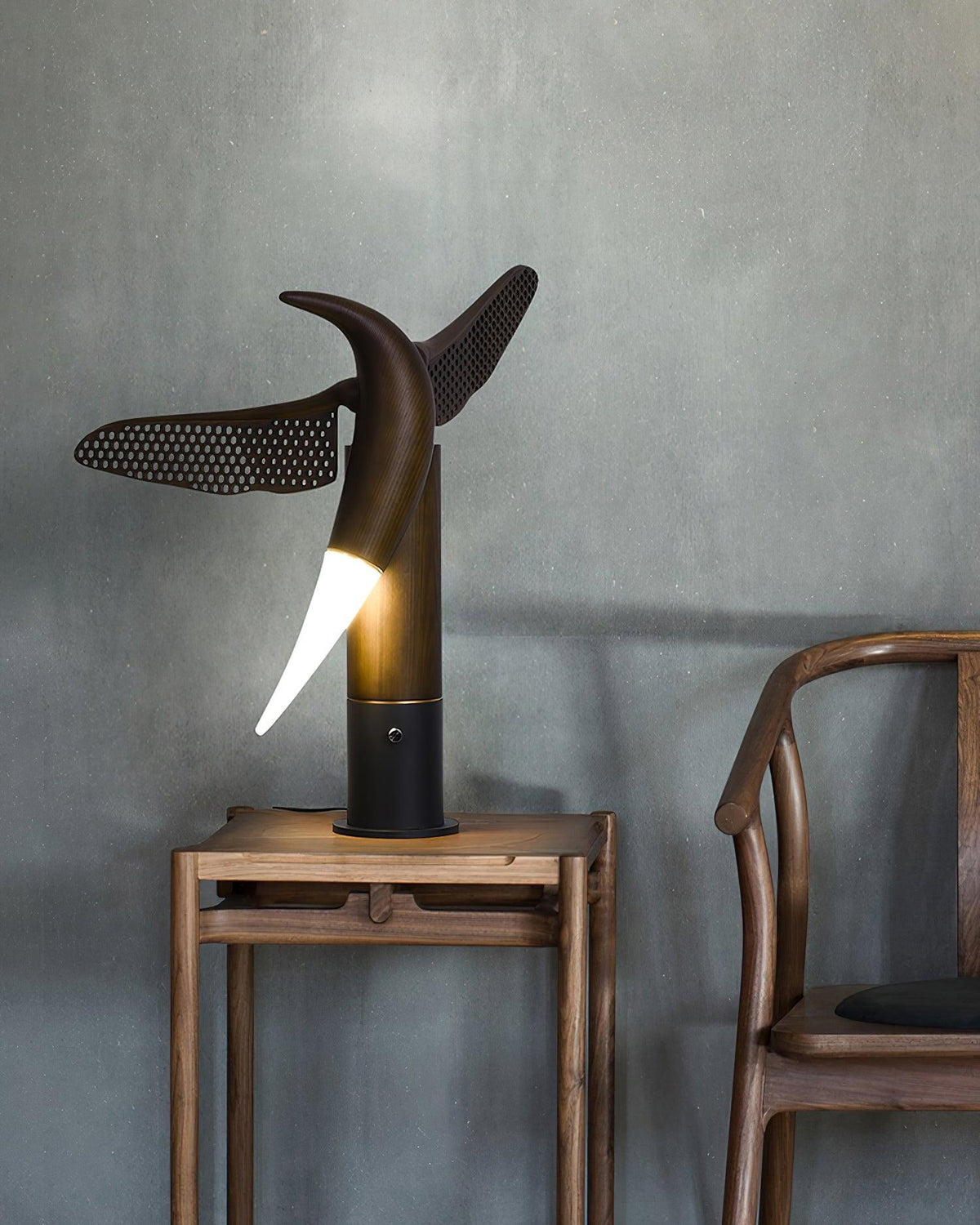 Fire Dancer Table Lamp — product and interior detail 8