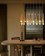 Firewood Stick Wood LED Cluster Chandelier - product view 7