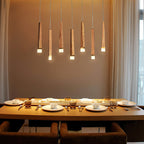 Firewood Stick Wood LED Cluster Chandelier - product view 12