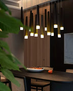 Firewood Stick Wood LED Cluster Chandelier - product view 22