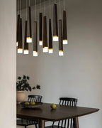 Firewood Stick Wood LED Cluster Chandelier - product view 23