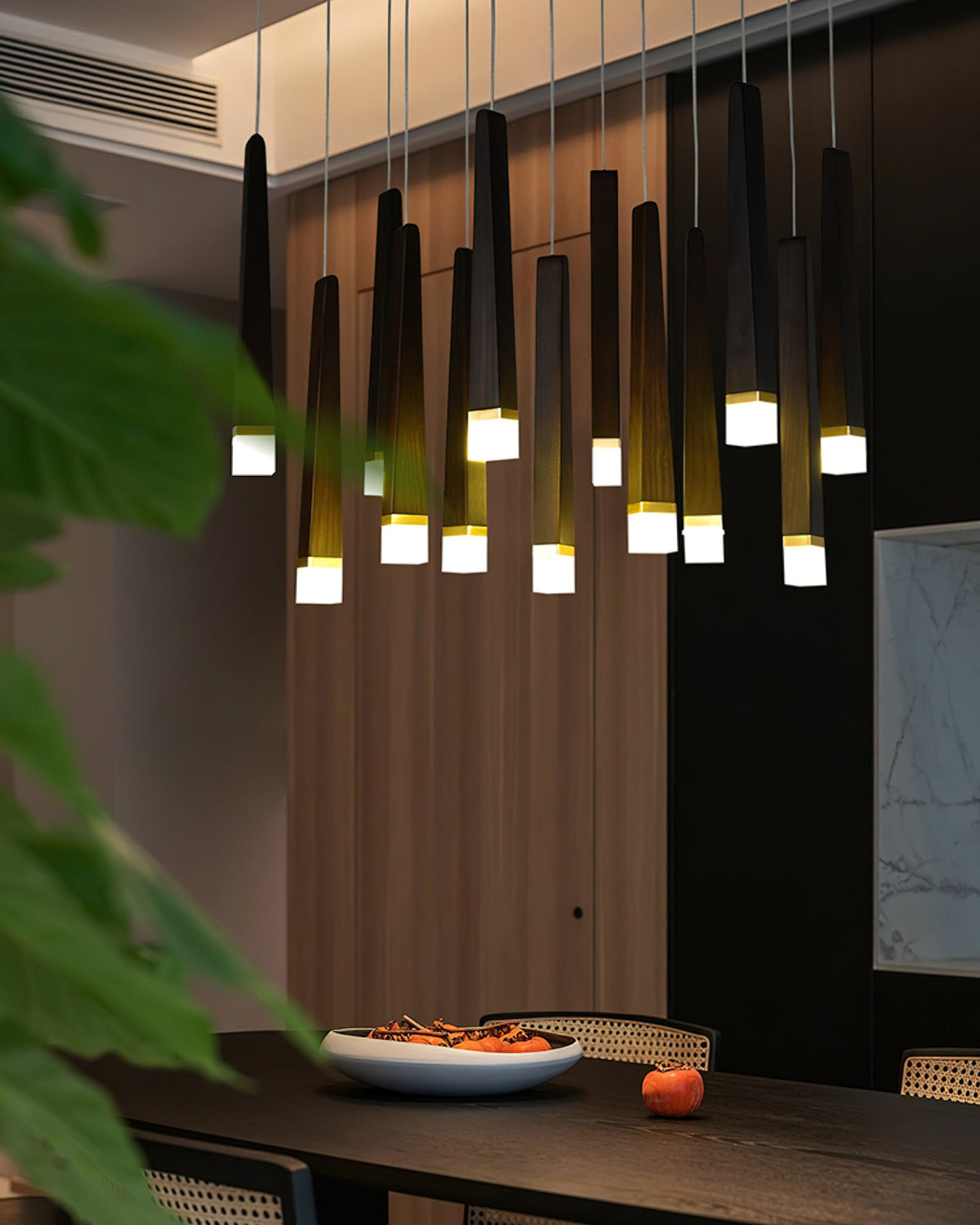 Firewood Stick Wood LED Cluster Chandelier - product view 25