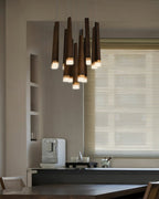 Firewood Stick Wood LED Cluster Chandelier - product view 30