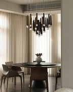 Firewood Stick Wood LED Cluster Chandelier - product view 32