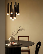 Firewood Stick Wood LED Cluster Chandelier - product view 34