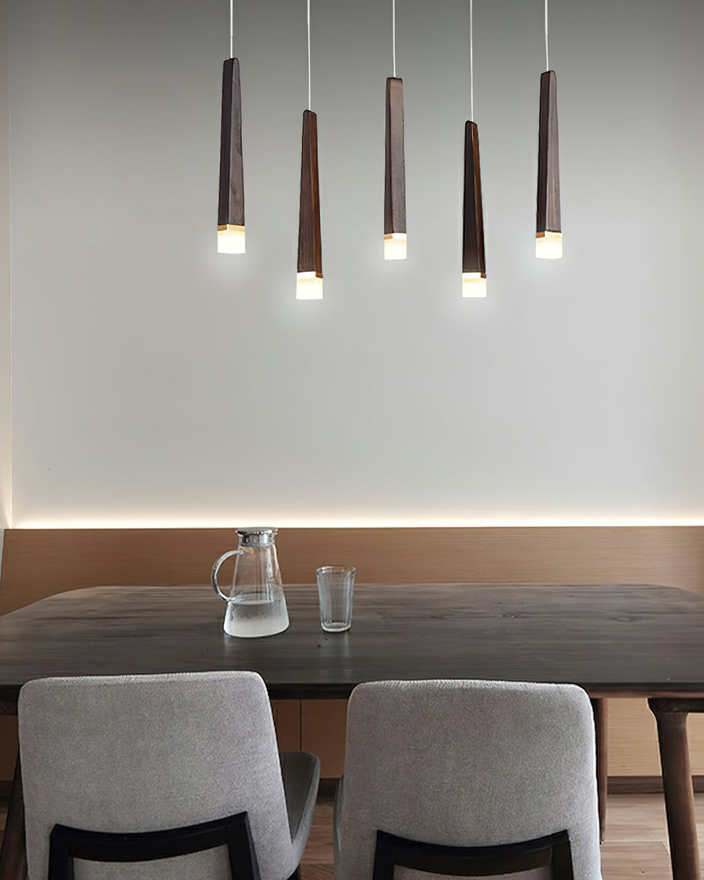 Firewood Stick Wood LED Cluster Chandelier - product view 35