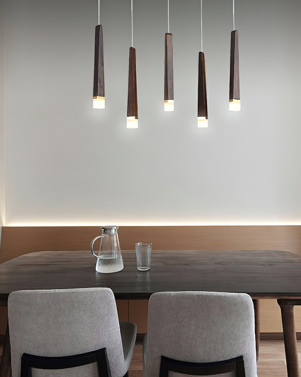 Firewood Stick Wood LED Cluster Chandelier - product view 35