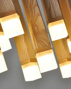 Firewood Stick Wood LED Cluster Chandelier - product view 36