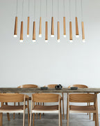 Firewood Stick Wood LED Cluster Chandelier - product view 39