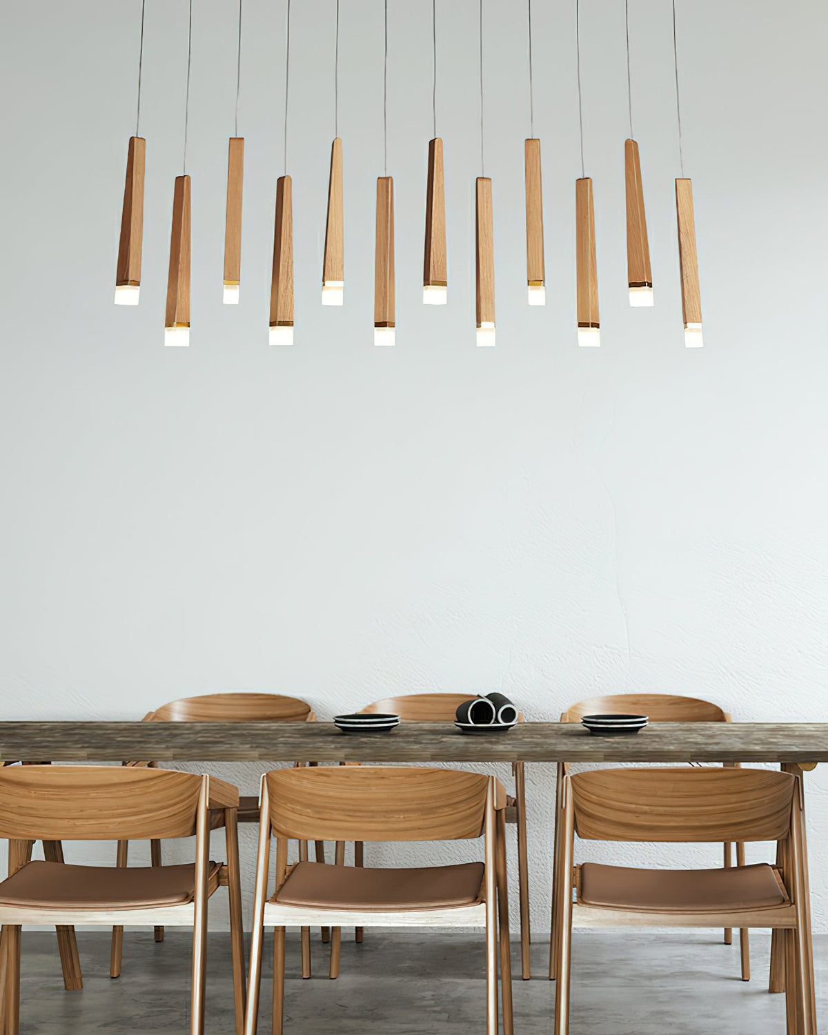 Firewood Stick Wood LED Cluster Chandelier - product view 39
