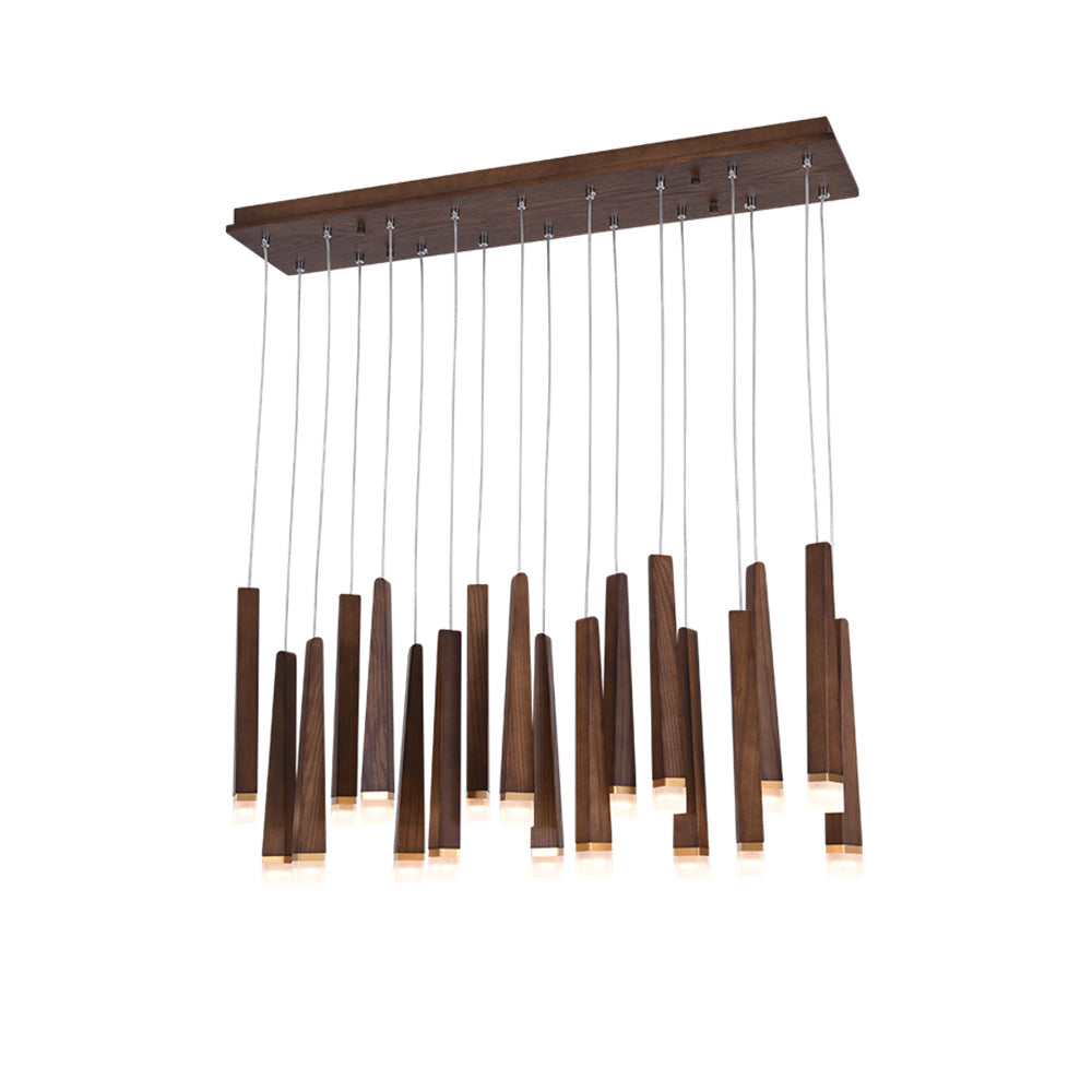 Firewood Stick Wood LED Cluster Chandelier - product view 49