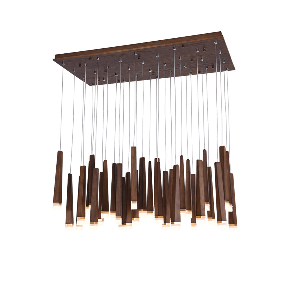 Firewood Stick Wood LED Cluster Chandelier - product view 50