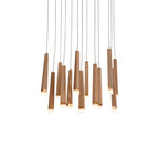 Firewood Stick Wood LED Cluster Chandelier - product view 53