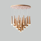 Firewood Stick Wood LED Cluster Chandelier - product view 58