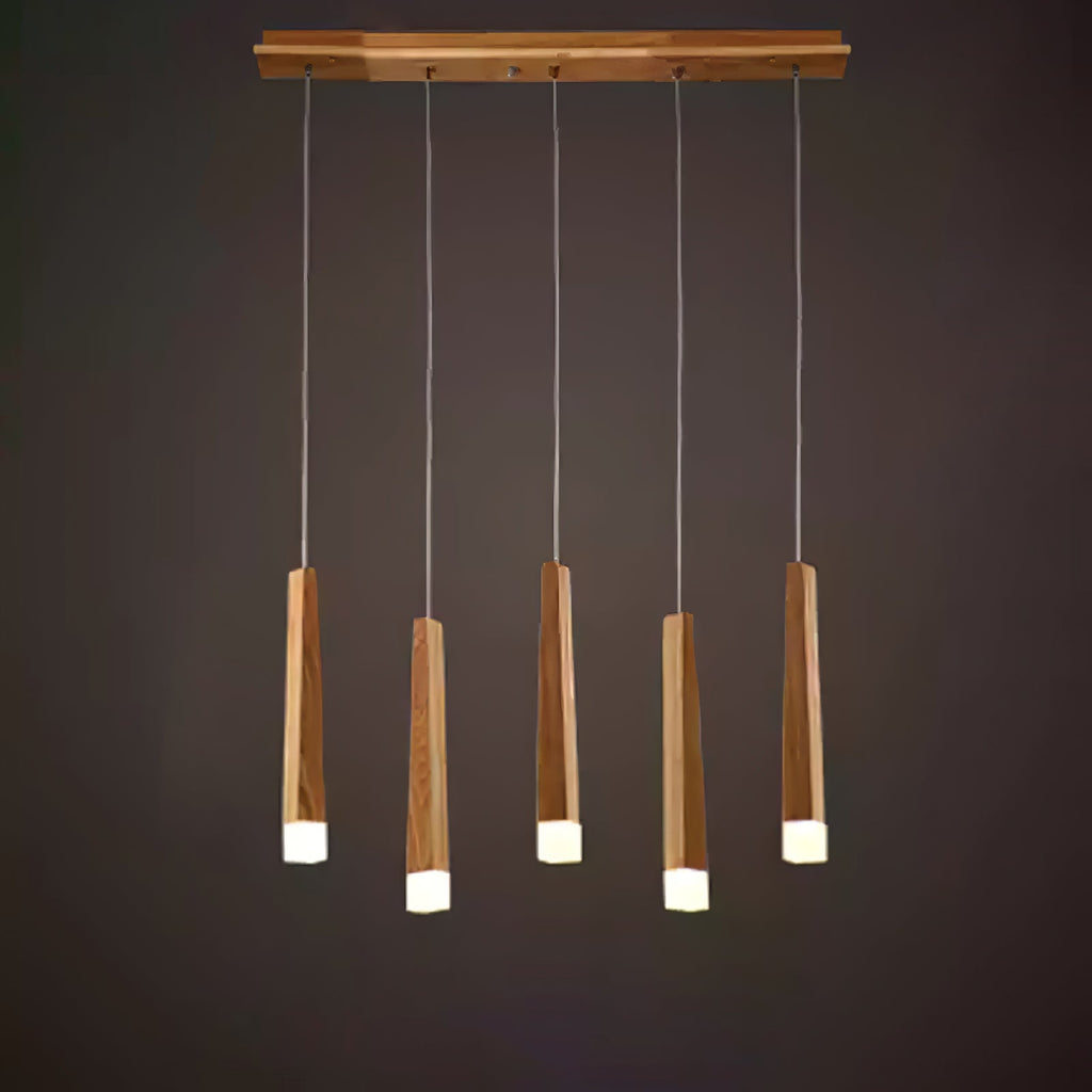 Firewood Stick Wood LED Cluster Chandelier - product view 59