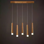 Firewood Stick Wood LED Cluster Chandelier - product view 59