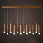 Firewood Stick Wood LED Cluster Chandelier - product view 62