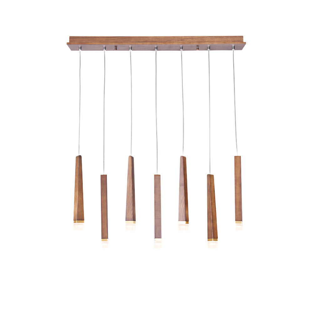 Firewood Stick Wood LED Cluster Chandelier - product view 67
