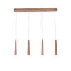 Firewood Stick Wood LED Cluster Chandelier - product view 69