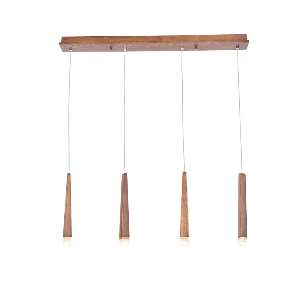 Firewood Stick Wood LED Cluster Chandelier - product view 69