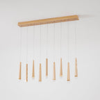 Firewood Stick Wood LED Cluster Chandelier - product view 73