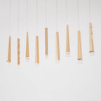 Firewood Stick Wood LED Cluster Chandelier - product view 74