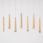 Firewood Stick Wood LED Cluster Chandelier - product view 75