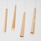 Firewood Stick Wood LED Cluster Chandelier - product view 76
