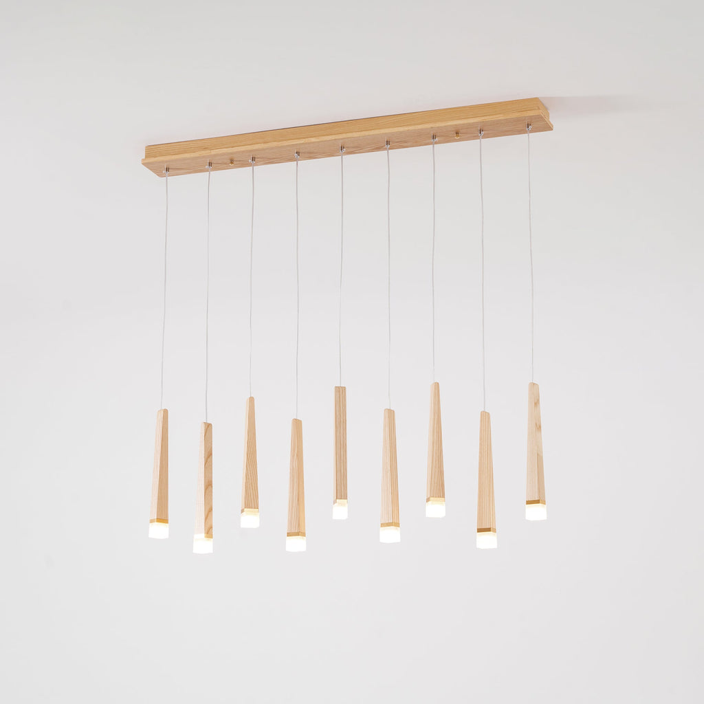 Firewood Stick Wood LED Cluster Chandelier - product view 77