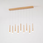Firewood Stick Wood LED Cluster Chandelier - product view 77