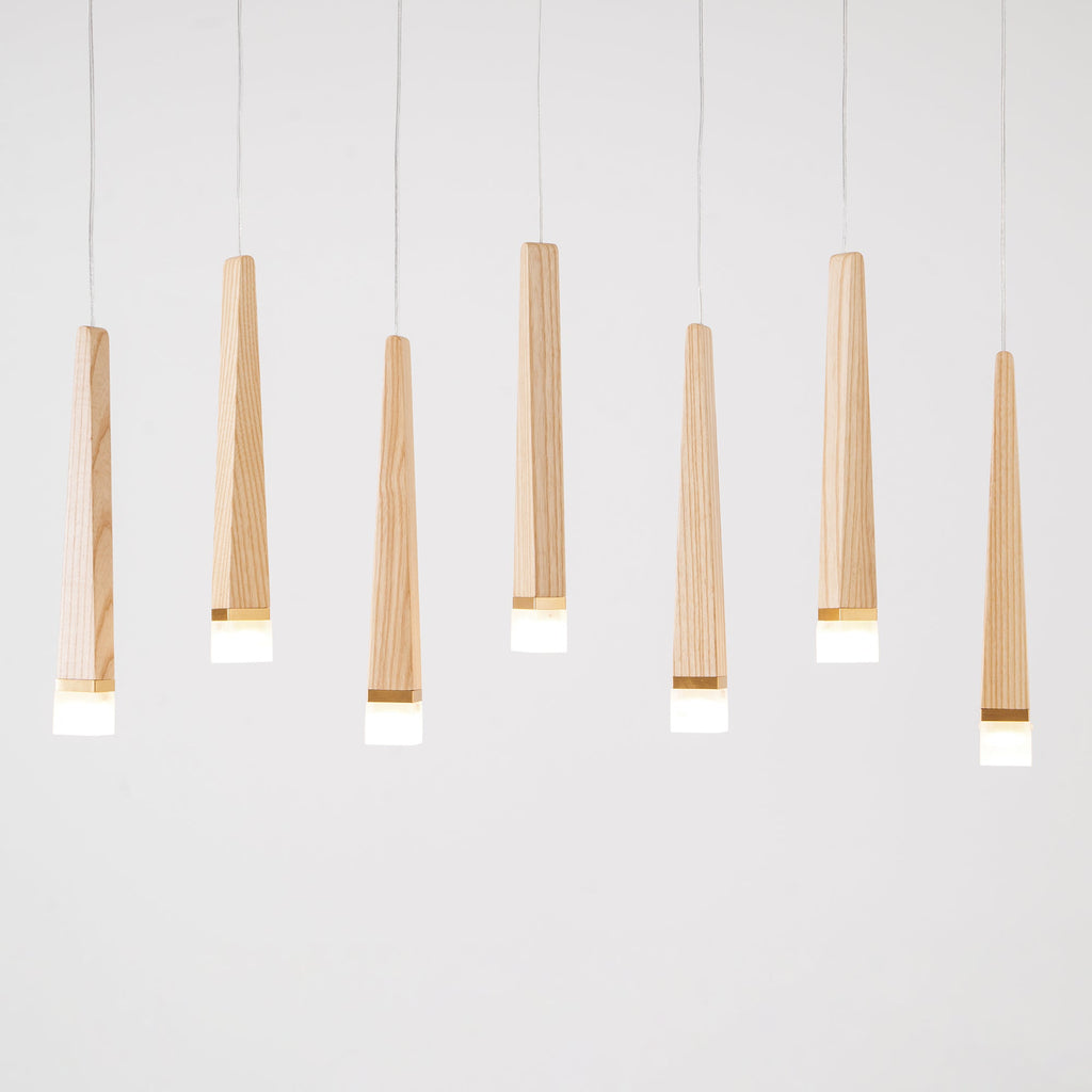 Firewood Stick Wood LED Cluster Chandelier - product view 79
