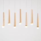 Firewood Stick Wood LED Cluster Chandelier - product view 79