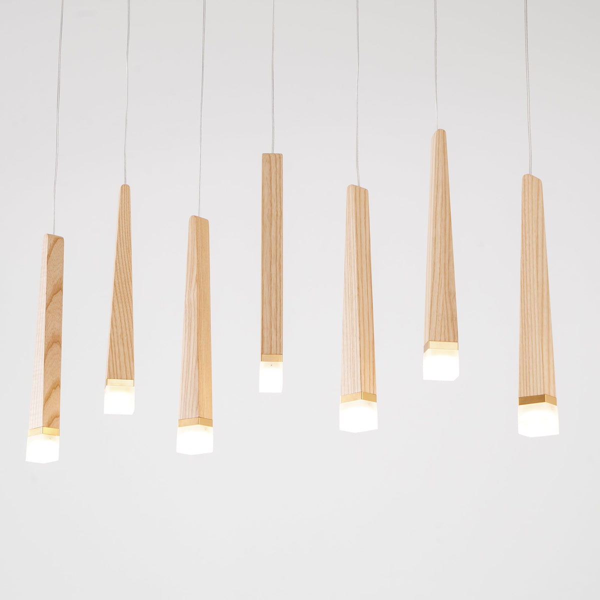 Firewood Stick Wood LED Cluster Chandelier - product view 80